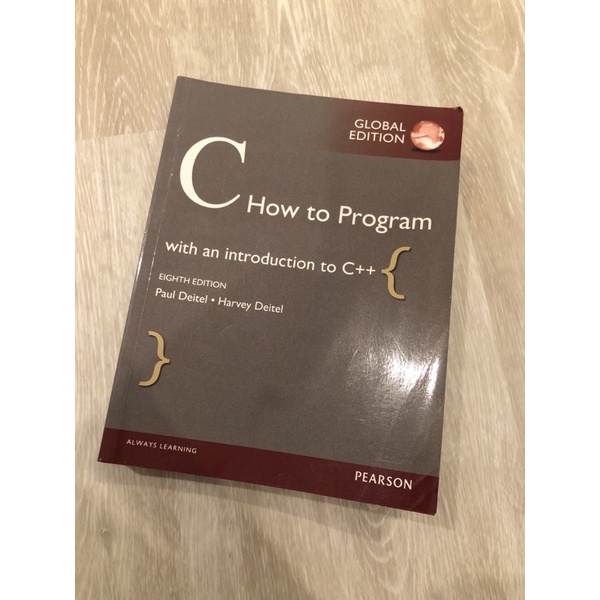 C HOW TO PROGRAM 8/E (G-PIE) /DEITEL