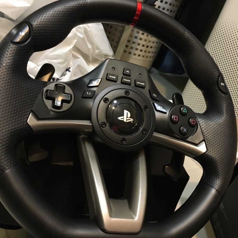 HORI 賽車方向盤 含踏板 9.9成新 PS3 PS4 專用