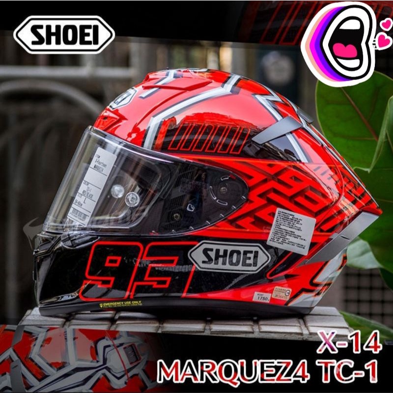 SHOEI X14 MM93 Marquez 紅螞蟻M可小議