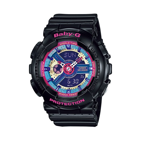 【WANgT】CASIO卡西歐 BABY-G個性黑桃電子手錶(BA-112-1A)