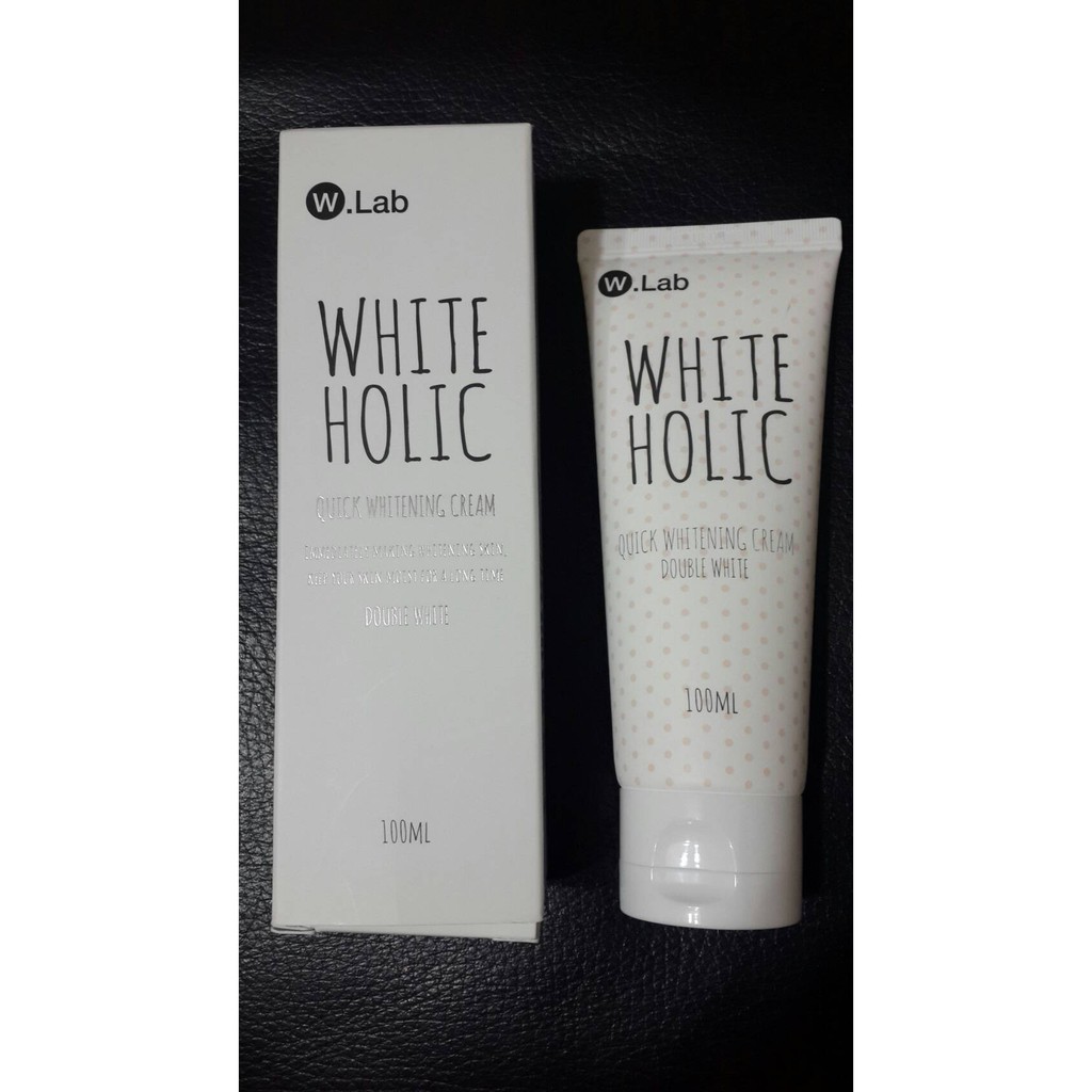 韓國購入 W.Lab White holic 白雪公主雙效素顏霜 100ml 原廠公司貨 白蓋 白雪公主素顏霜 雙效美白