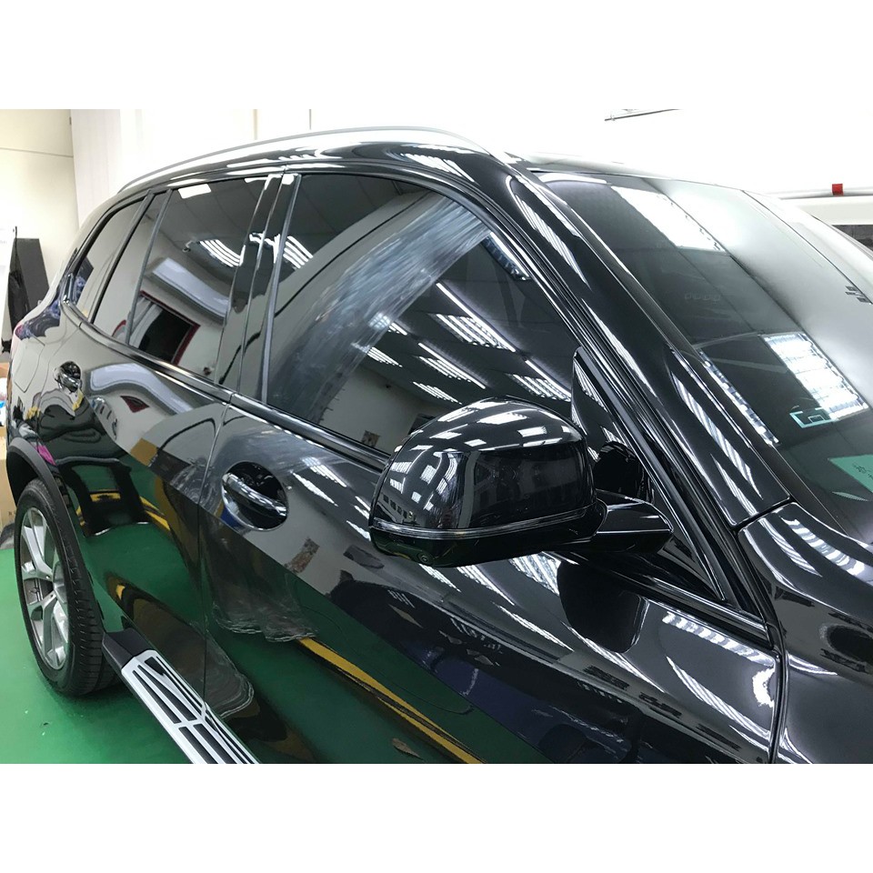 BMW X5 40i(黑)窗框鍍鉻美國AVERY亮黑改色膜包膜