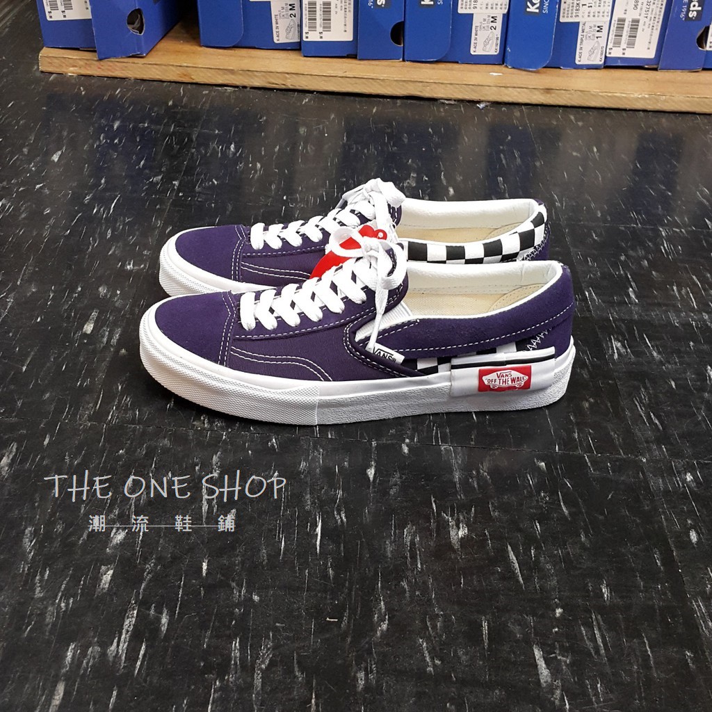 TheOneShop VANS Slip On Cap 紫色 葡萄紫 懶人鞋 帆布鞋 不用綁鞋帶 VN0A3WM5VO3