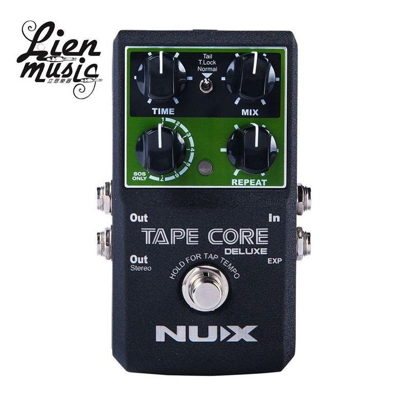 『立恩樂器 效果器專賣』免運贈短導 NUX Tape Core Deluxe 單顆 延遲 Delay 效果器