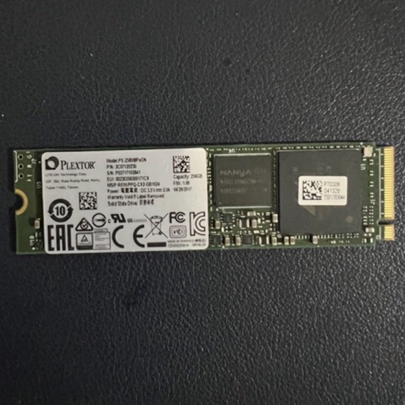 Plextor 浦科特 M8PeGN 256G M.2 2280 PCIe SSD固態硬碟