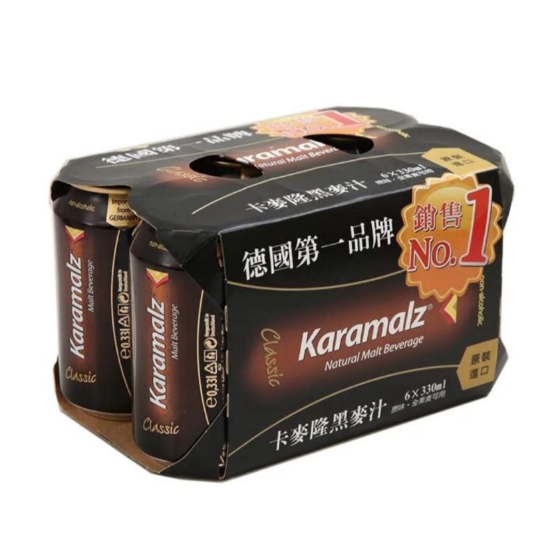 【Karamalz 卡麥隆】德國原裝進口黑麥汁 原味 330ml x 6