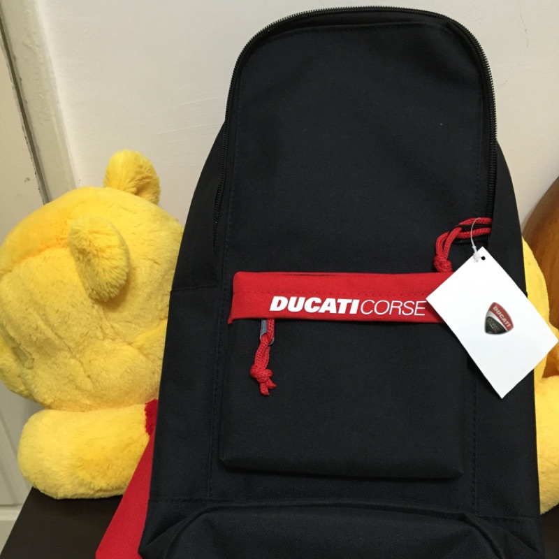 義大利DUCATI重機騎士必備斜背包單肩包7-11限量