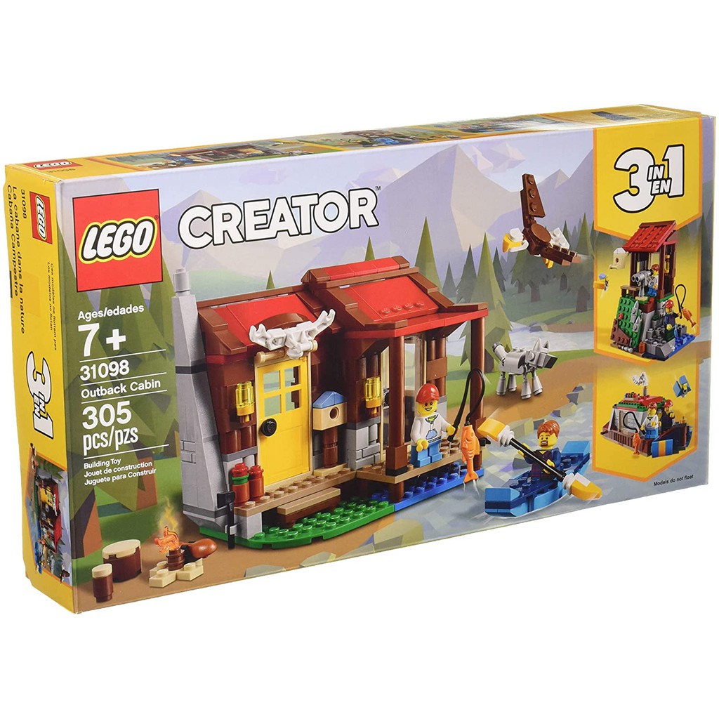 **LEGO** 正版樂高31098 Creator系列 內陸小屋  三合一  全新未拆  現貨