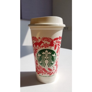 星巴克starbucks正版絕版商品 塑膠咖啡杯 水杯 全新 清倉便宜賣 耐熱90度 473ml 聖誕禮物