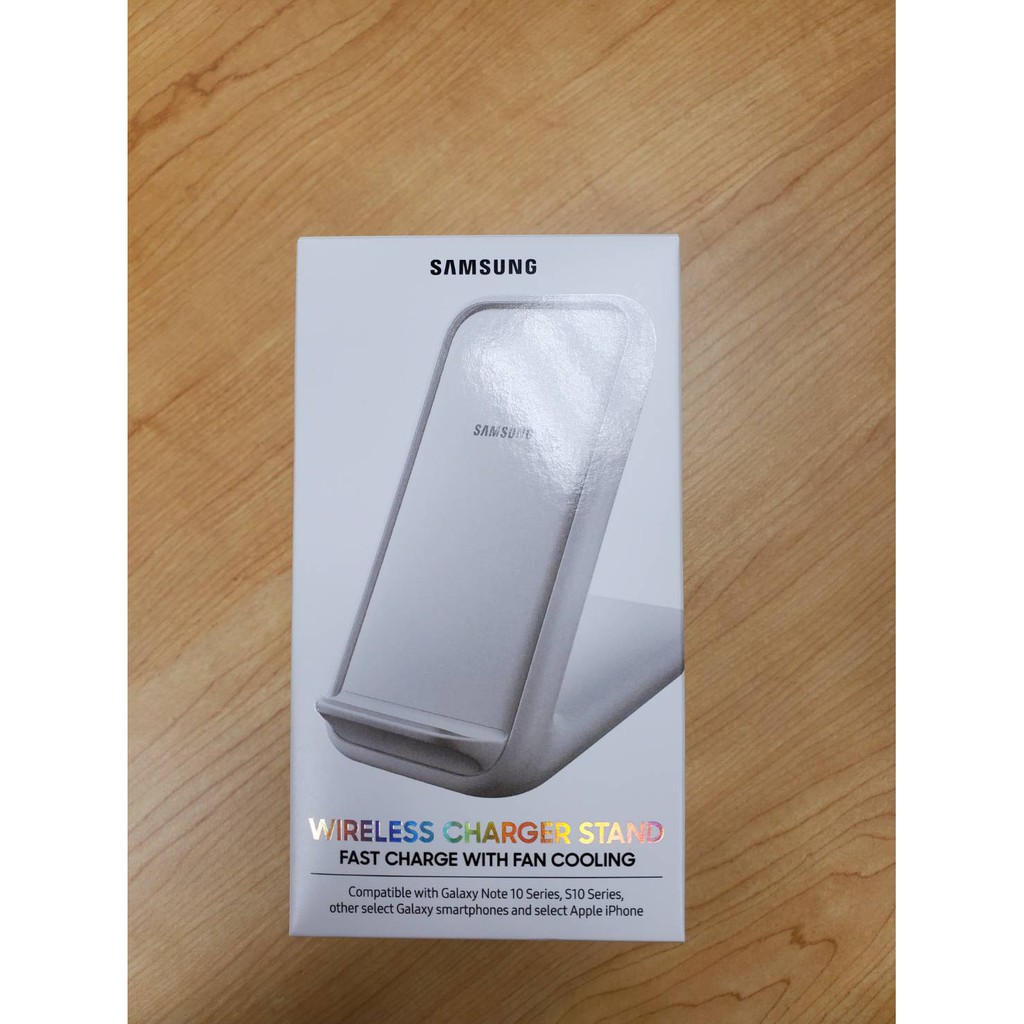Samsung 原廠 無線閃充充電座 N5200 15W 白色 NOTE10+ 贈品 (已拆封 經測試沒問題)