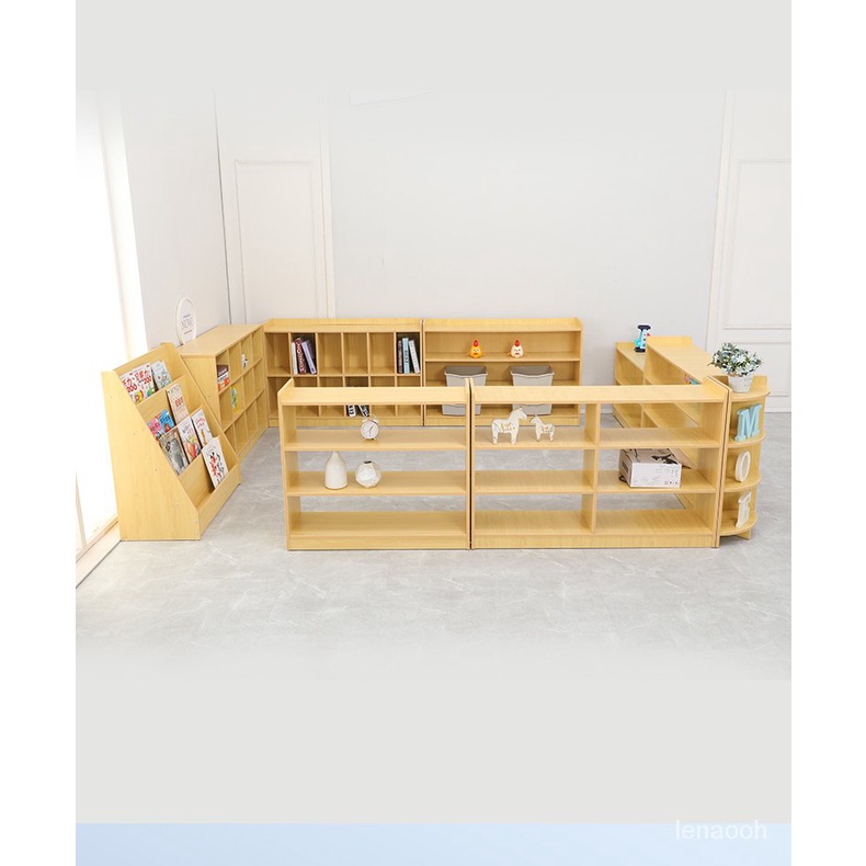 【雨辰家居城】幼兒園柜子兒童玩具櫃蒙氏教具櫃書包櫃區域收納架儲物區分格子櫃
