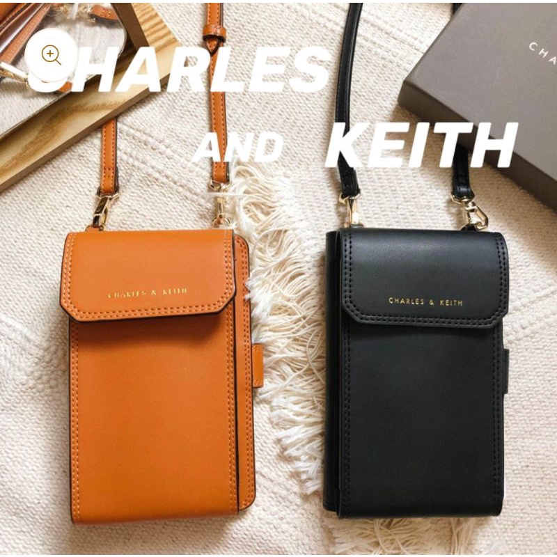 Charles &amp; keith手機包 零錢包