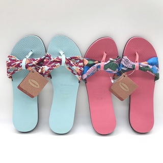 Havaianas saint tropez printed flat slides size 39-40