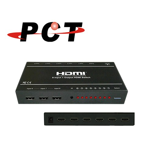 【PCT】8進1出 HDMI 4K2K 影音切換器 Switch(MH820)