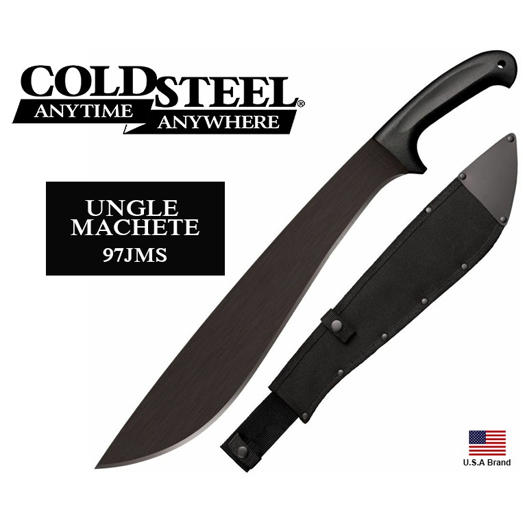 美國Cold Steel冷鋼16吋UNGLE MACHETE直刀砍刀1055中碳鋼附刀袋【CS97JMS】