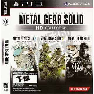 【二手遊戲】PS3 潛龍諜影 3 合 1 高解析度版 Metal Gear Solid HD 亞洲英文版【台中恐龍電玩】