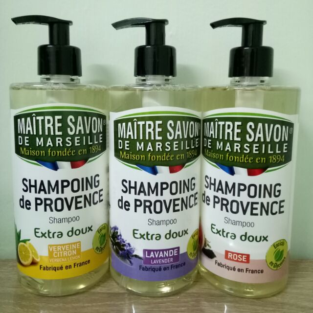 （出清換現金）法國玫翠思Maitre Savon♥馬賽洗髮精 500ml（3款）