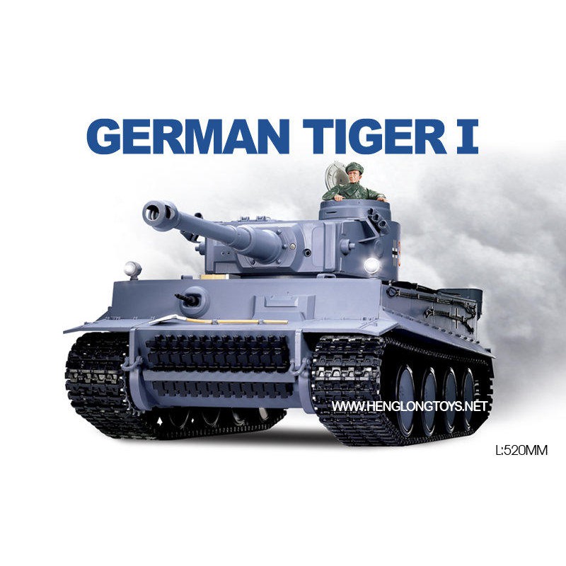 天母168 虎1 聲光  冒煙恒龍1/16戰車 3818-1經典GERMAN TIGER 德國虎式I坦克   全套版