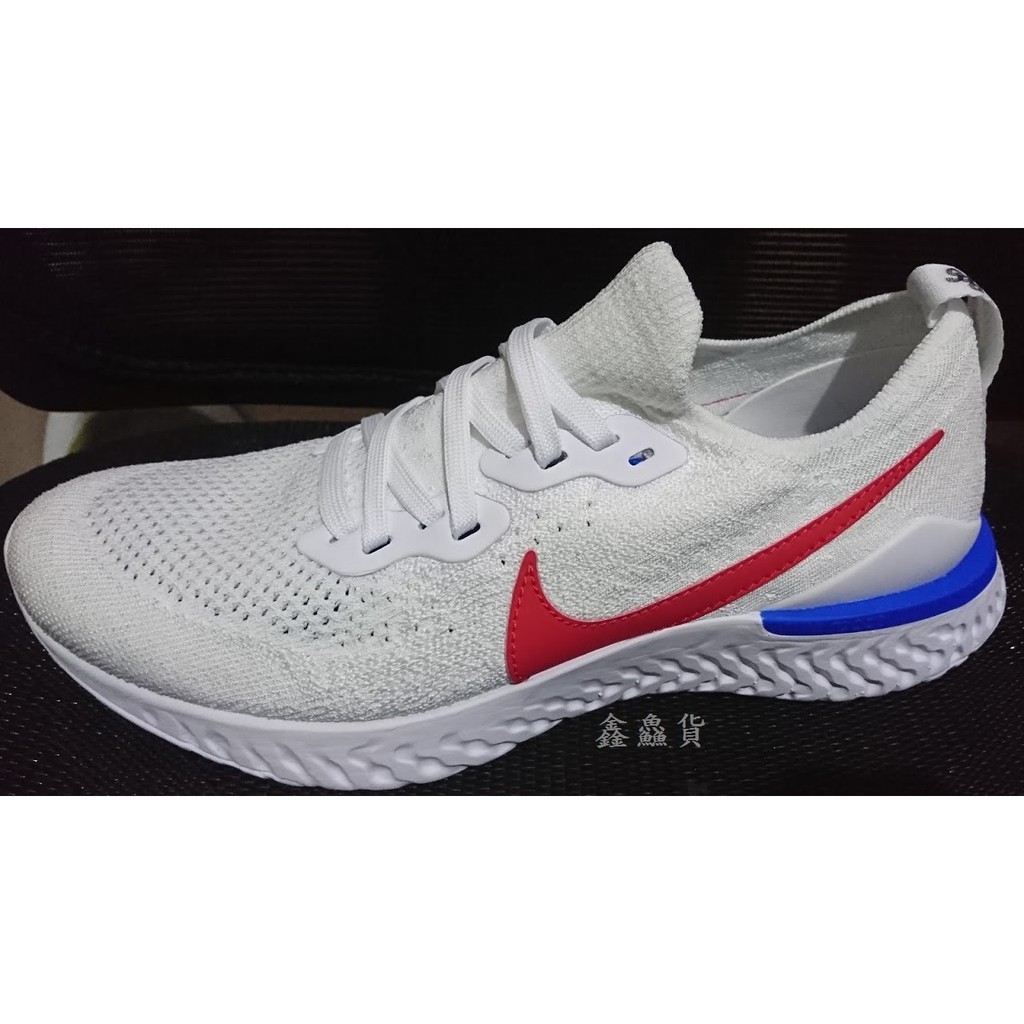 2019 六月 NIKE EPIC REACT FLYKNIT 2 編織 運動鞋 慢跑鞋 白紅藍 CJ8295-100