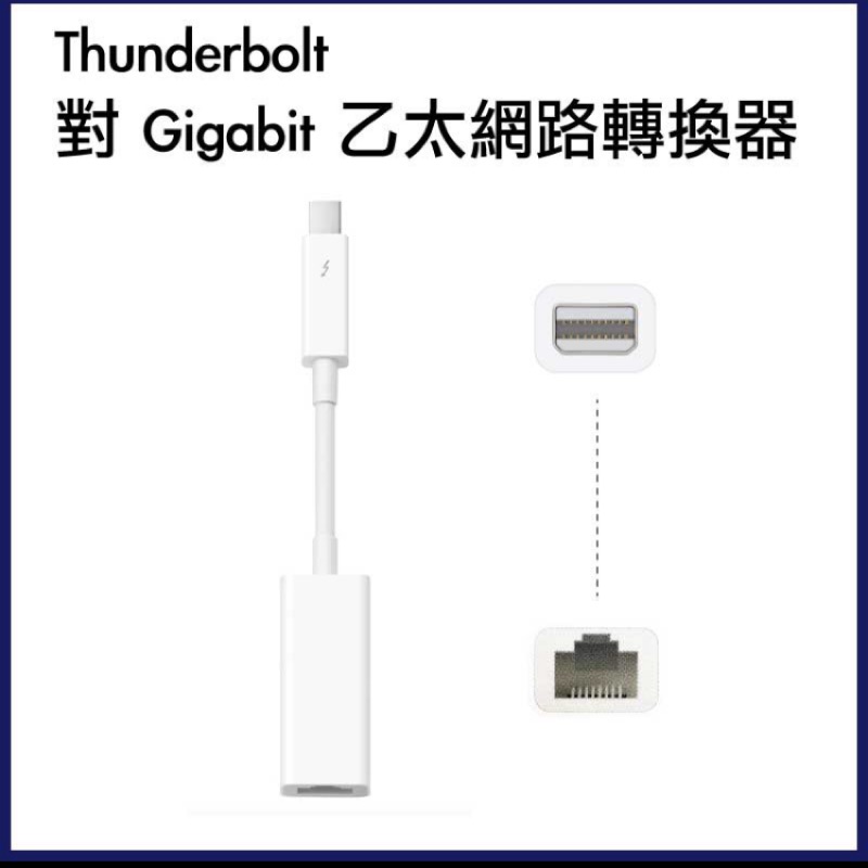 Apple 燦坤原廠貨。Thunderbolt 對 Gigabit 乙太網路轉換器