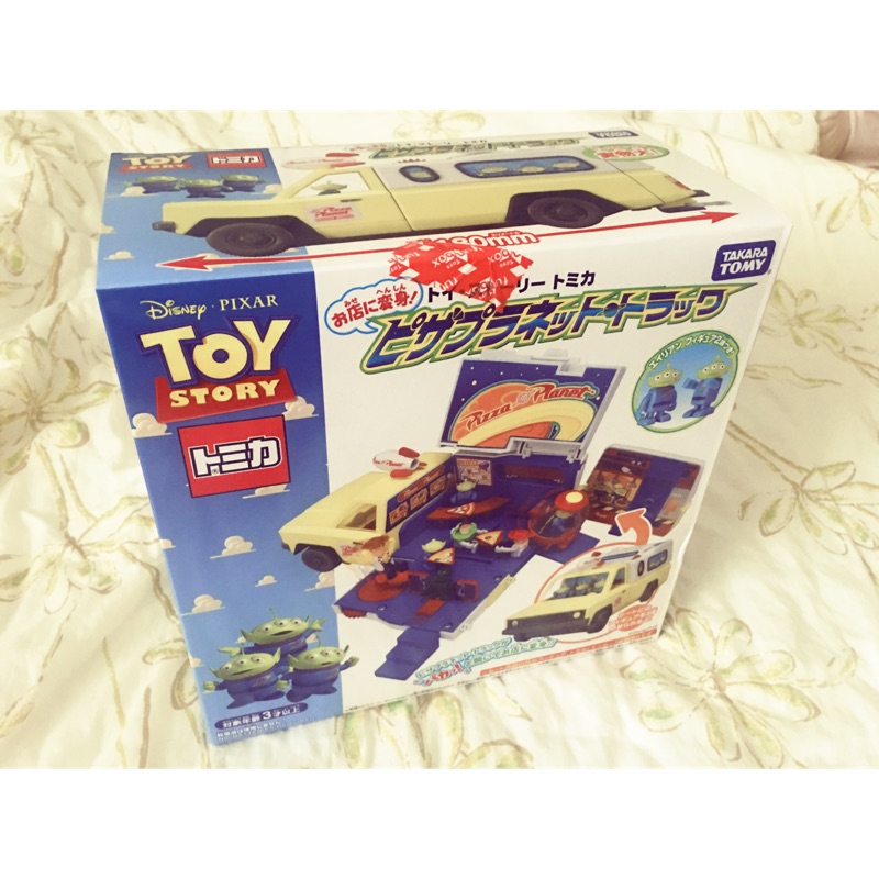 TAKARA TOMY 玩具總動員 披薩星球貨櫃收納車