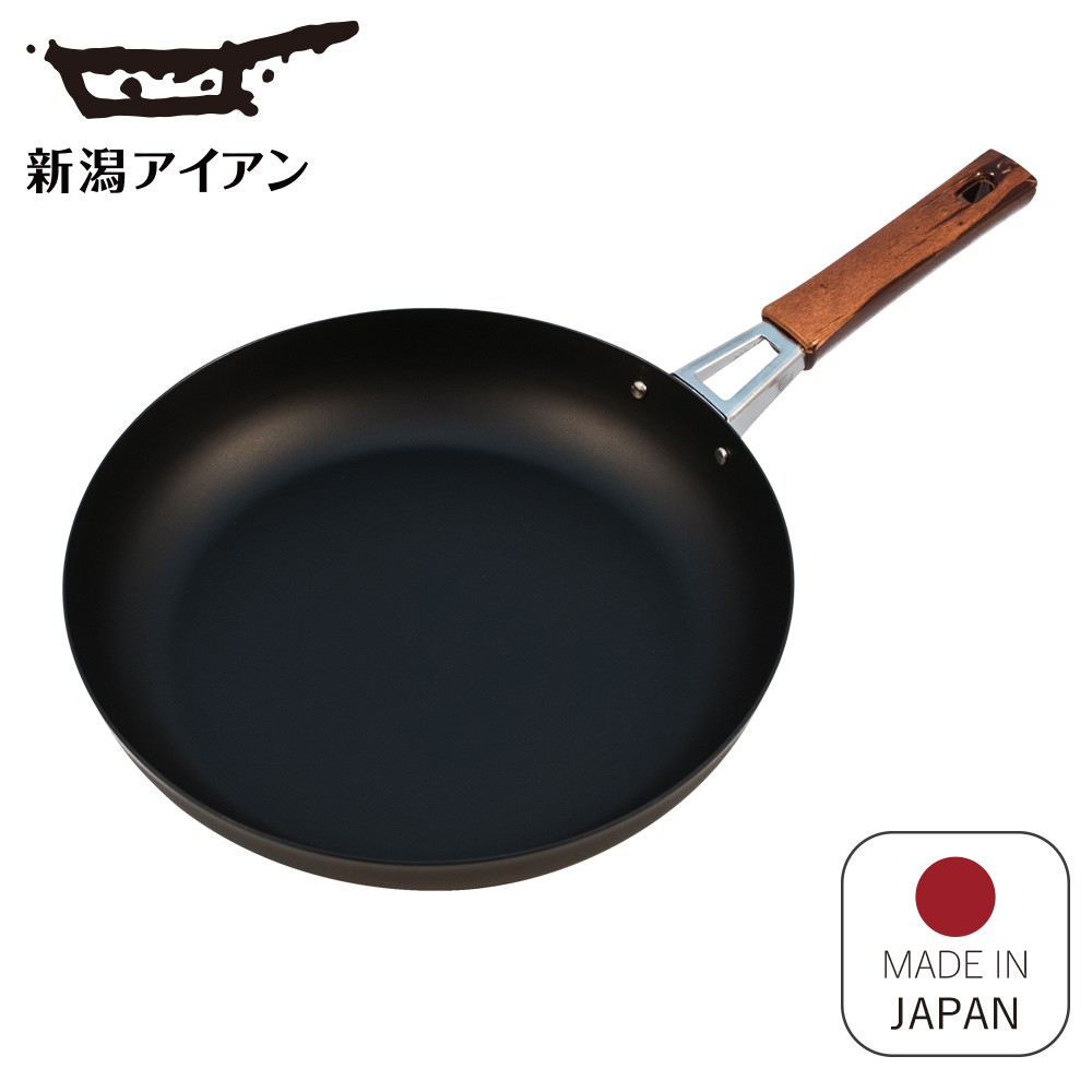 日本新瀉鐵器 鍛鐵平底煎鍋 26cm