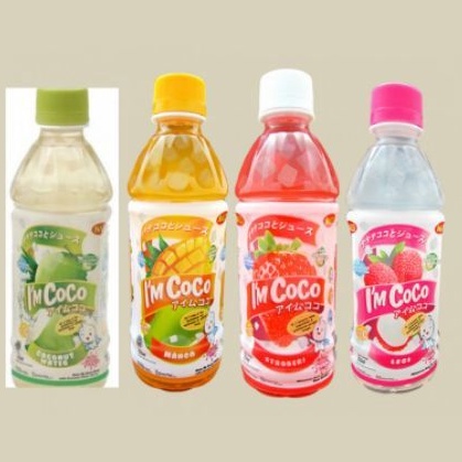 【印尼】INACO  I'M COCO 水果風味飲 含椰果 口味多 草莓/荔枝/芒果/椰子 350mL