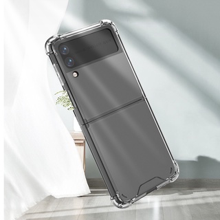 三星Galaxy Z Flip3 5G 保護殼 ZFLIP3 四角防摔保護套 TPU+PC 防刮 非軟殼