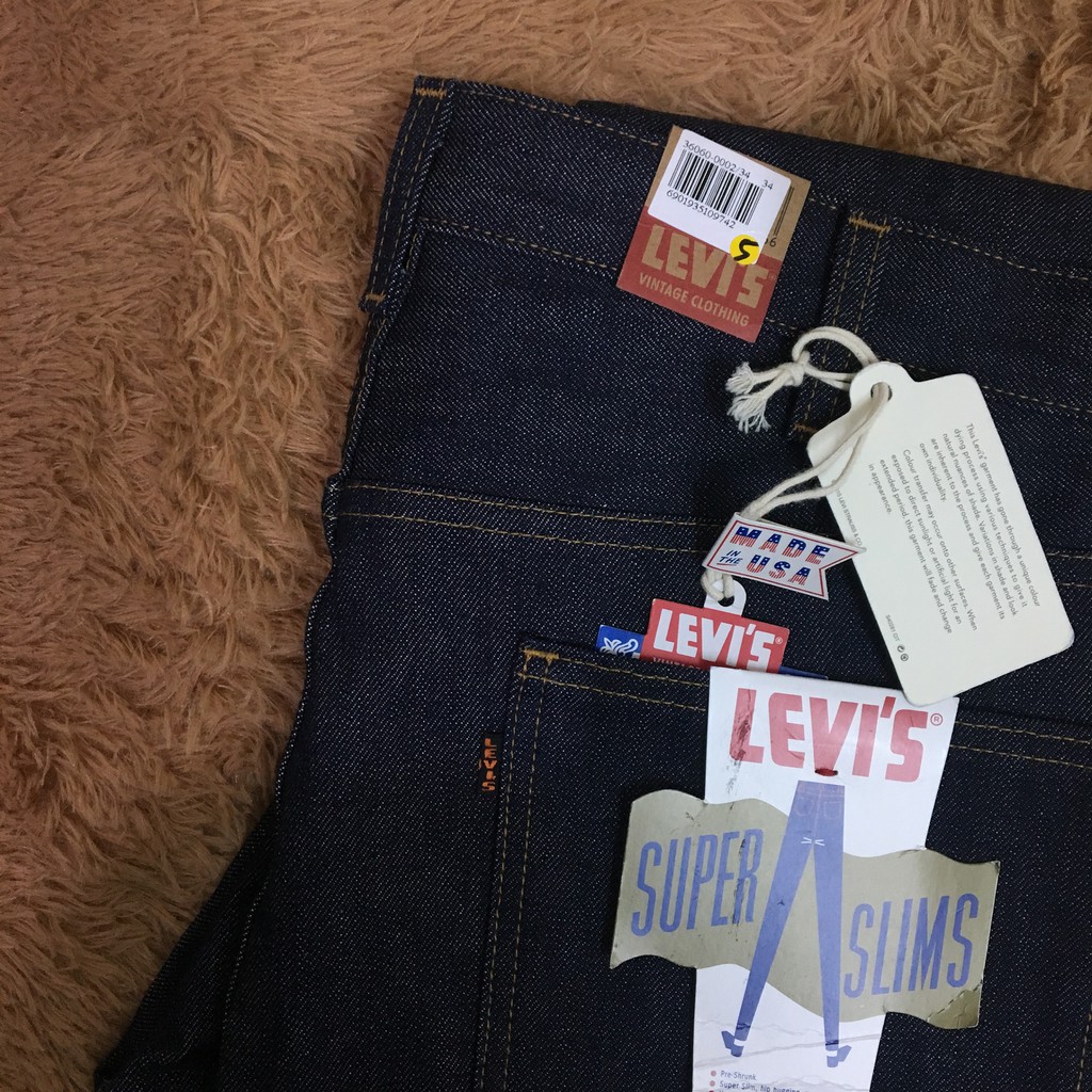 新品未使用！LEVIS VINTAGE CLOTHING 1965s 606 デニム/ジーンズ パンツ メンズ 特注製作