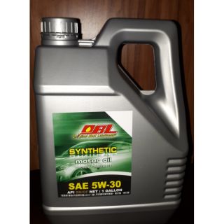OBL歐布隆5W-30/4公升裝全合成汽柴油競技版機油API SN [㊣公司貨]-（月底止）