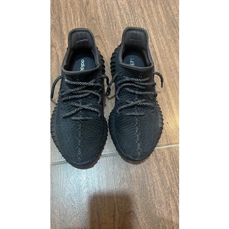 保證正品 Adidas Yeezy Boost  350 V2 黑天使 黑魂 反光運動鞋 現貨