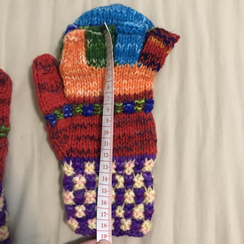 全新南美洲玻利維亞帶回羊駝毛針織手套