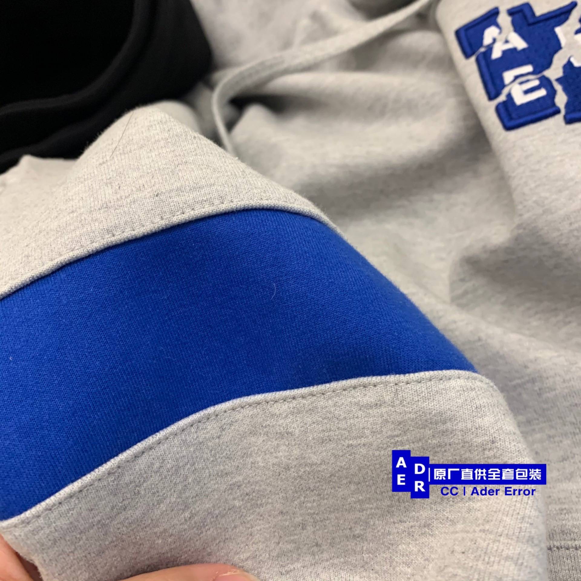原廠正品 Ader Error 台灣出貨 六週年紀念款破裂字母拼接男生女生寬鬆雙帽連帽外套衛衣上衣 蝦皮購物