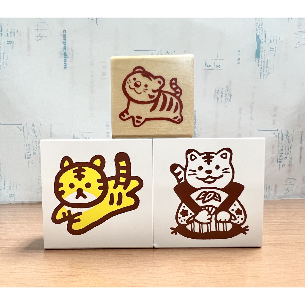 午後文房具 Kodomo No Kao日本全新印章こどものかお虎年日本印章文具手帳好朋友年賀狀 蝦皮購物