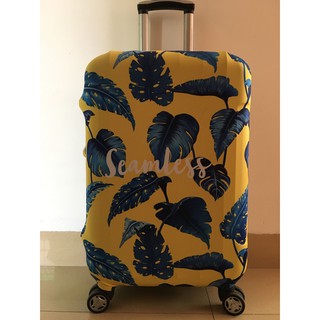 【JE樂活】✨現貨✨彈力行李套L葉子 旅行箱 登機箱 防塵套 防刮傷 各廠牌適用 RIMOWA行李箱外套