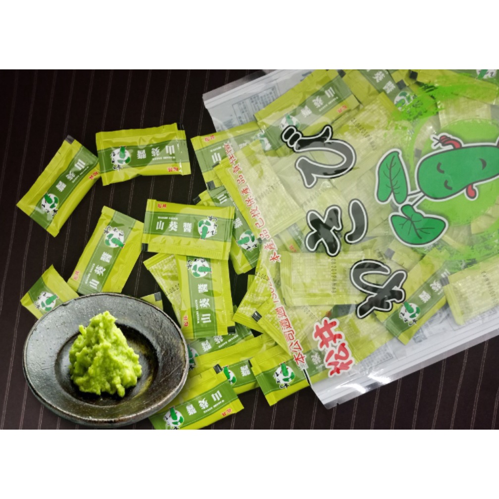 【嚴選SHOP】散包出貨 松井山葵醬5g 隨手包 山葵條 山葵醬包 哇沙米 生魚片 隨身包 芥末醬 哇沙米醬【Z134】