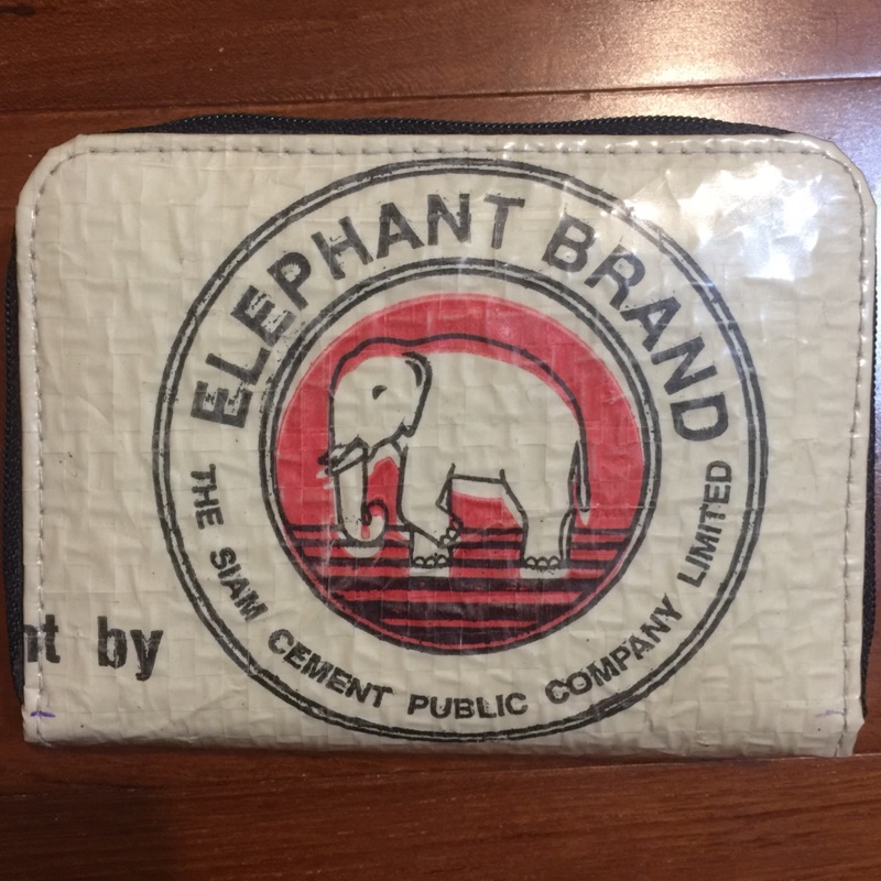 柬埔寨大象手作環保水泥袋錢包（已預訂）