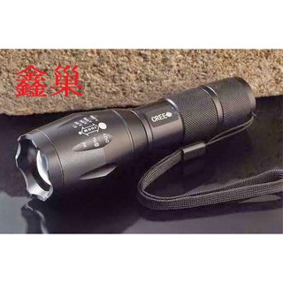 【鑫巢】(美國 cree t6 led 伸縮調焦 手電筒)
