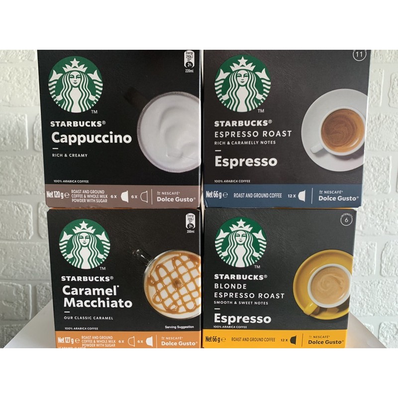 星巴克starbucks咖啡膠囊 雀巢多趣酷思dolce Gusto膠囊咖啡機相容 另有nespresso版 蝦皮購物