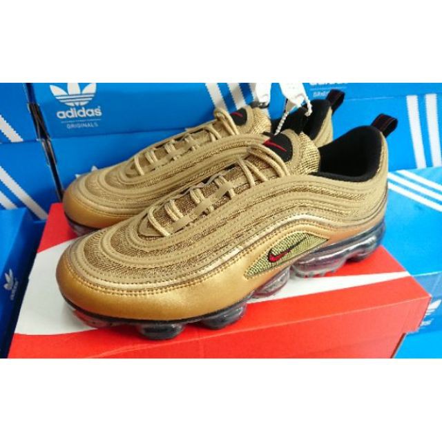 vapormax 97 metallic gold