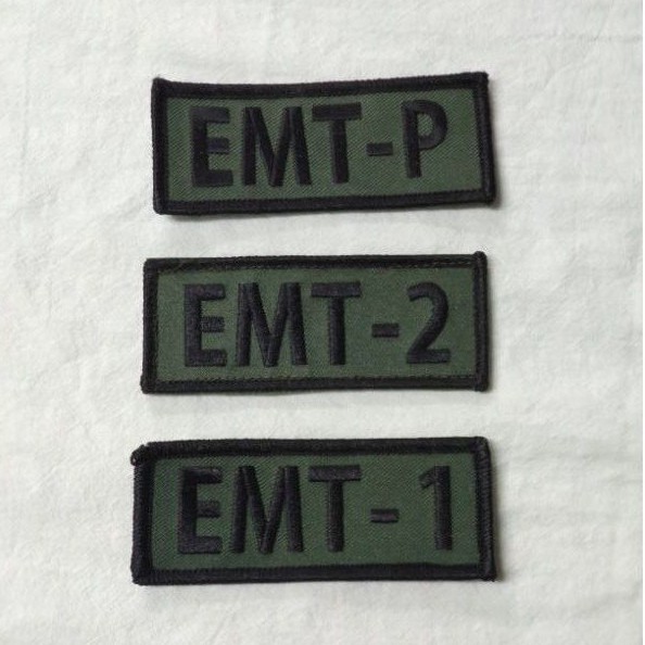 《陸軍寶》EMT臂章   EMT緊急救護技術員  EMT-1 EMT-2  EMT-P   含魔鬼氈
