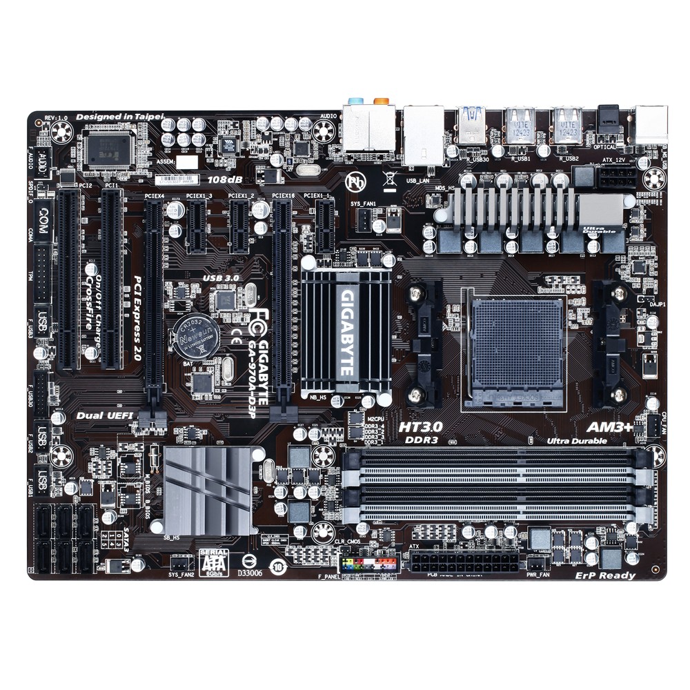 Gigabyte 技嘉 GA-970A-D3P 主機板 + Enermax T40 塔散