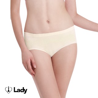 Lady彈力無縫系列 中腰低衩三角褲(黃色)