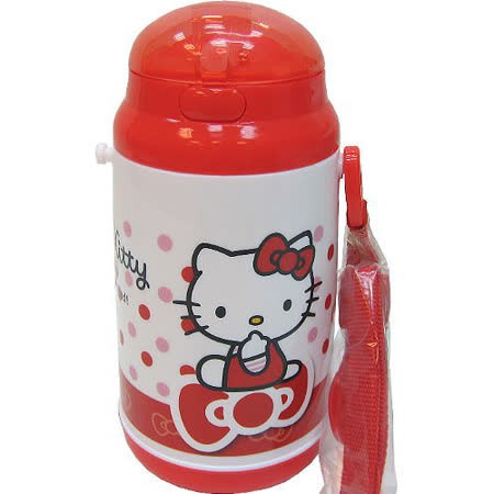 日本三麗鷗 Hello Kitty 400ml冷水壺(附揹繩)