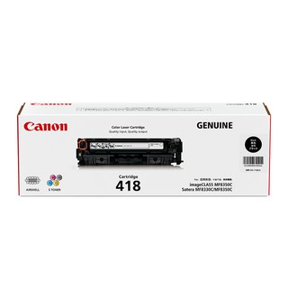 【蝦皮直營】Canon CRG-418BK 原廠黑色碳粉匣 廠商直送