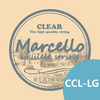 原廠包裝 日本 Marcello string light Low G 軟弦 23吋烏克麗麗專用套弦 透明 CCL-LG