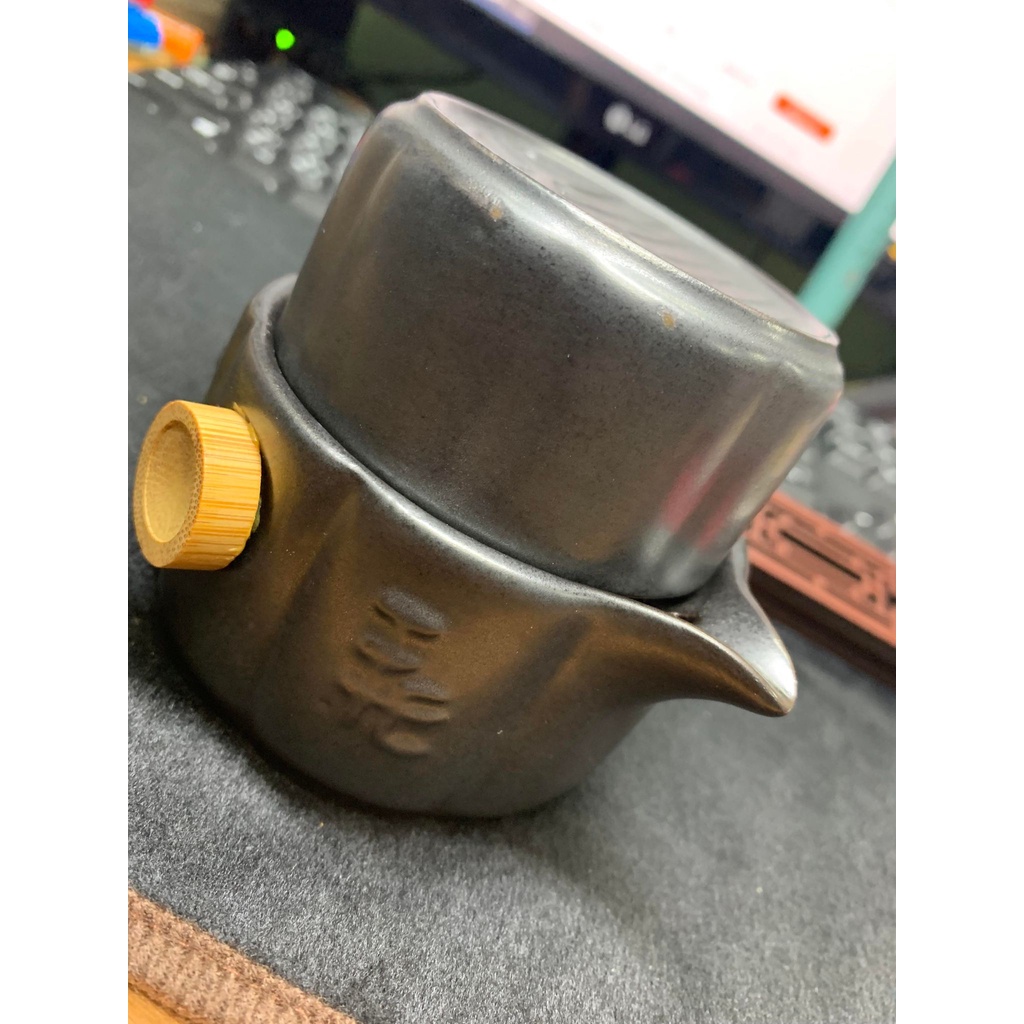 仿柴燒快客杯 一壺一杯/個人小茶具/方便攜帶  早鳥優惠價僅此一檔