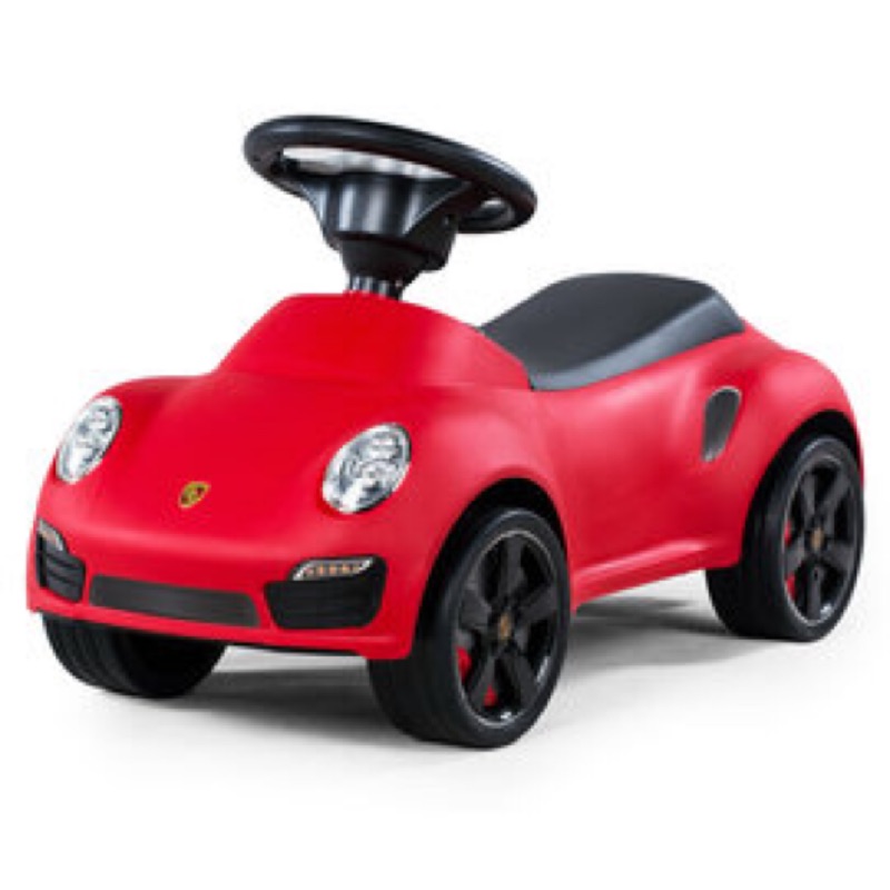 《保時捷》Porsche -911 Turbo S 滑步車 助步車 學步車 玩具車-紅