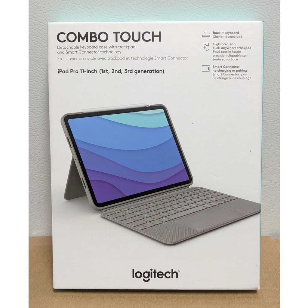 現貨在台 美國代購 羅技 Combo Touch 蘋果 iPad Pro 11 保護殼 鍵盤 保護套