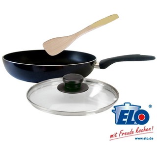 德國《ELO鍋具》Gourmet 美食系列 高身不沾平底鍋含蓋(32cm) 85832